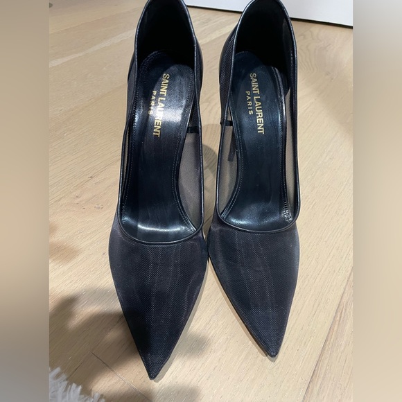 Saint Laurent Anja Mesh Pointed Toe Pump size 39, lightly worn - Picture 3 of 16